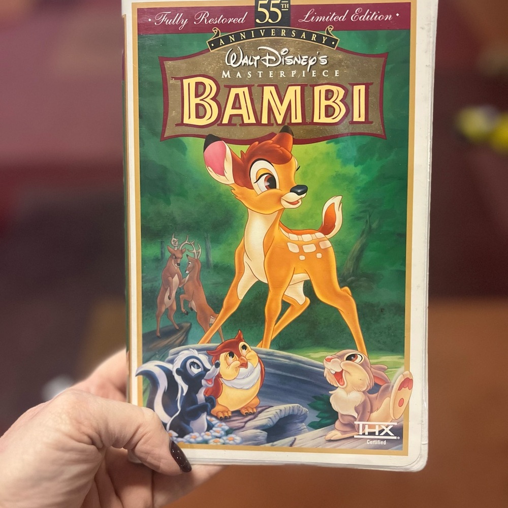Walt Disney's Bambi VHS Tape